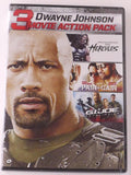 Dwayne Johnson - Hercules, Pain and Gain, G.I. Joe Retal.. (DVD, 3-film) - NEW24