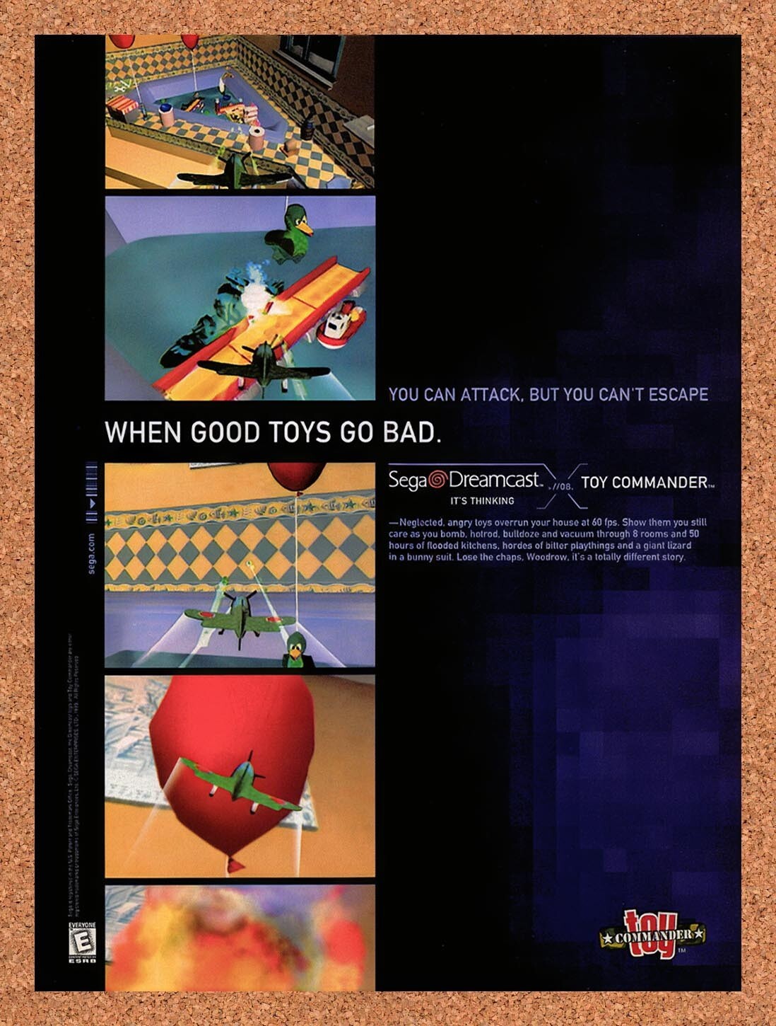 1999 Toy Commander Dreamcast Original Ad v1