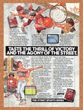 1987 Street Sports Baseball Apple II Original Ad v1