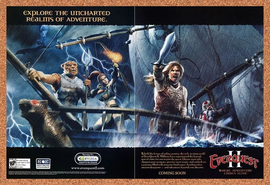 2005 EverQuest II PC Original Ad