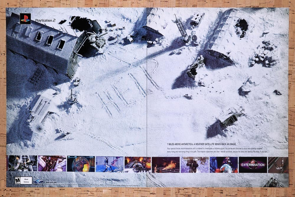 2001 Extermination PS2 Original Ad v1