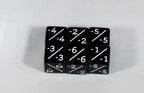 Black D6 MTG -1/-1 Counter Dice - Magic: The Gathering DnD d6 Stats (Sold Per Die) - 