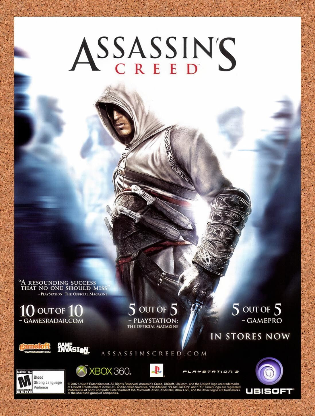 2008 Assassin's Creed Xbox 360 Original Ad v1