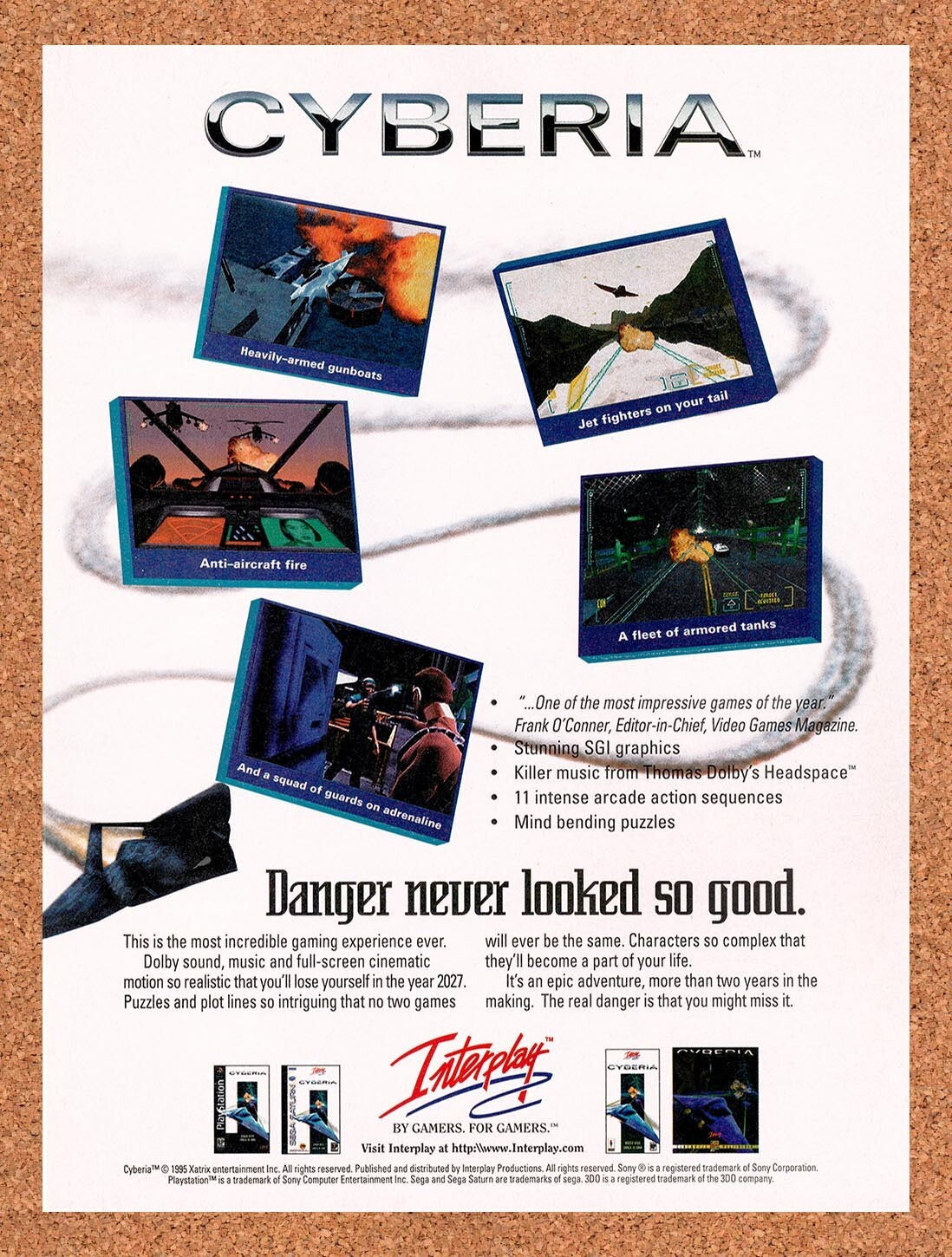 1996 Cyberia Saturn Original Ad v1