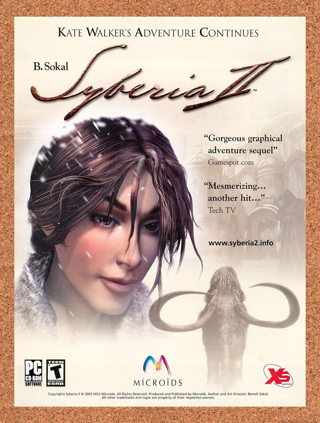 2004 Syberia 2 PC Original Ad v1