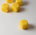 (Sold by Piece) Blank Yellow Dice / Counting Cubes 16mm D6 Square RPG Gaming Dice DIY - 