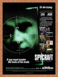 1996 Spycraft The Great Game PC Original Ad v2
