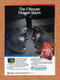 1990 Double Dragon NES Original Ad v1