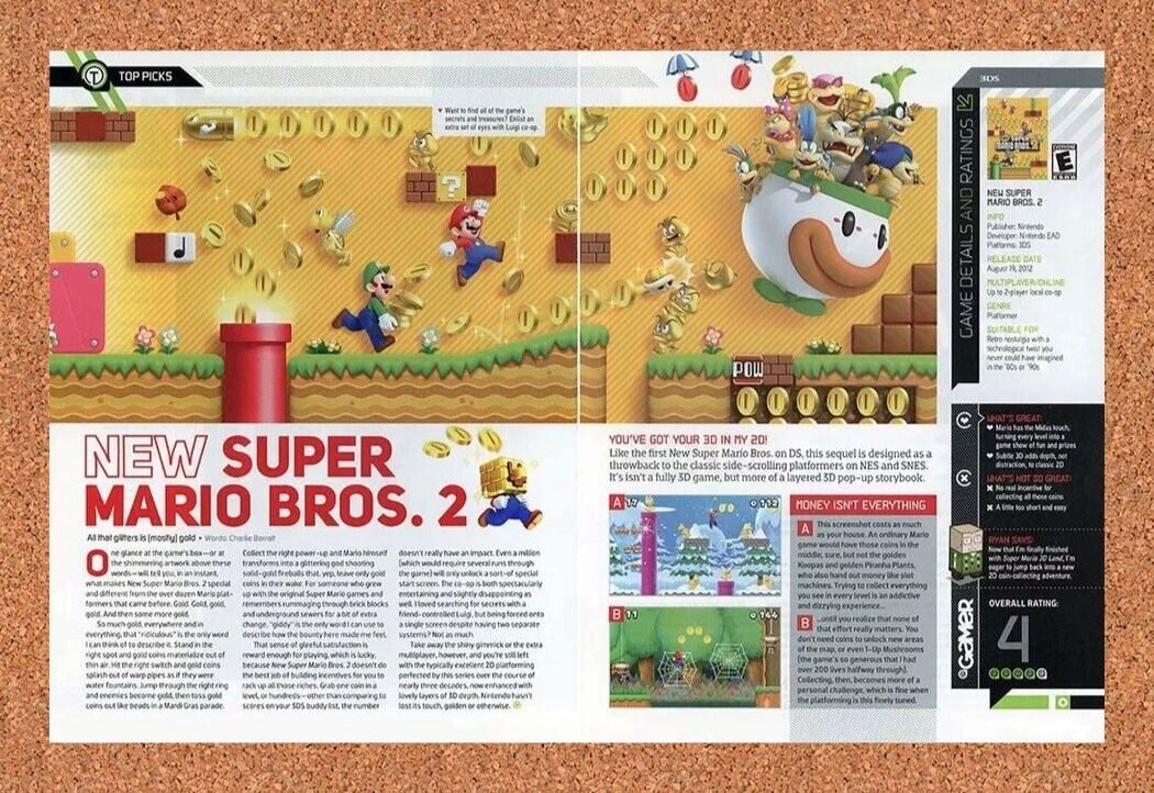 2014 Super Mario Bros 2 3DS Original Ad v1