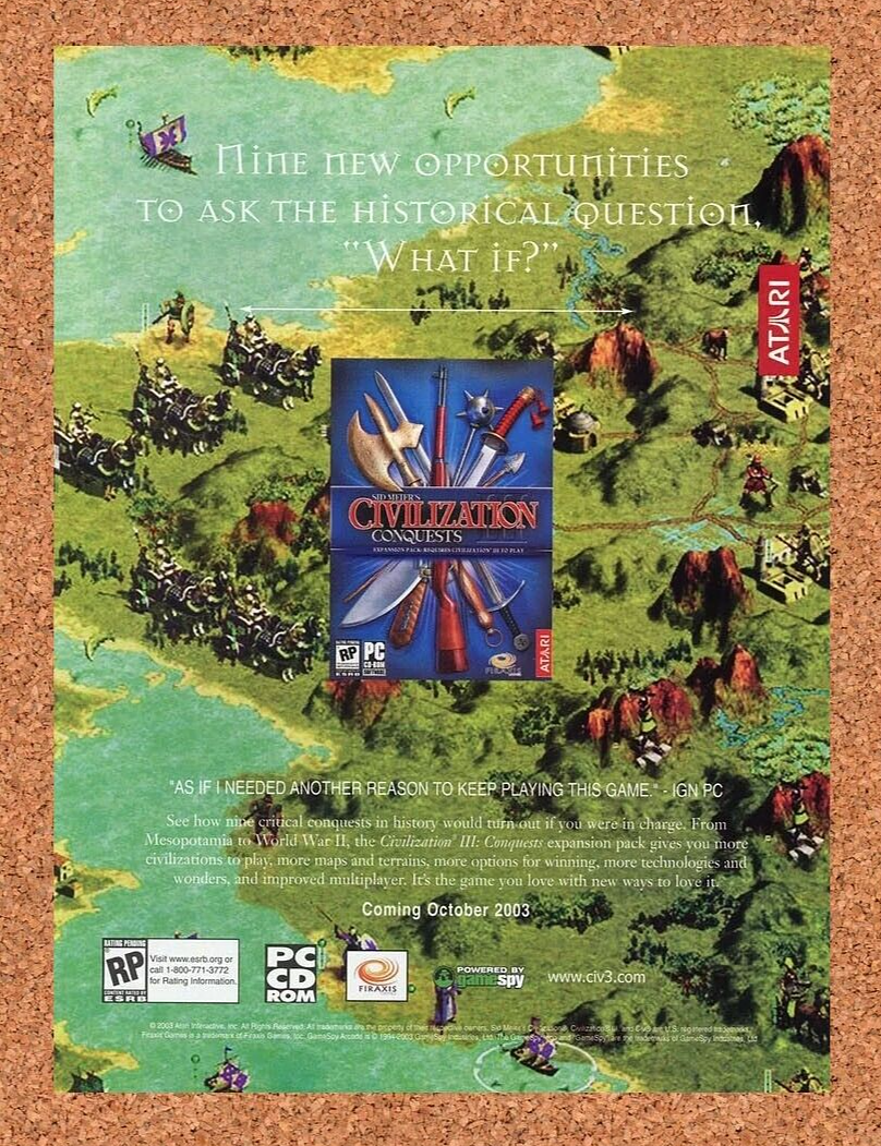 2005 Civilization Conquests PC Original Ad v1