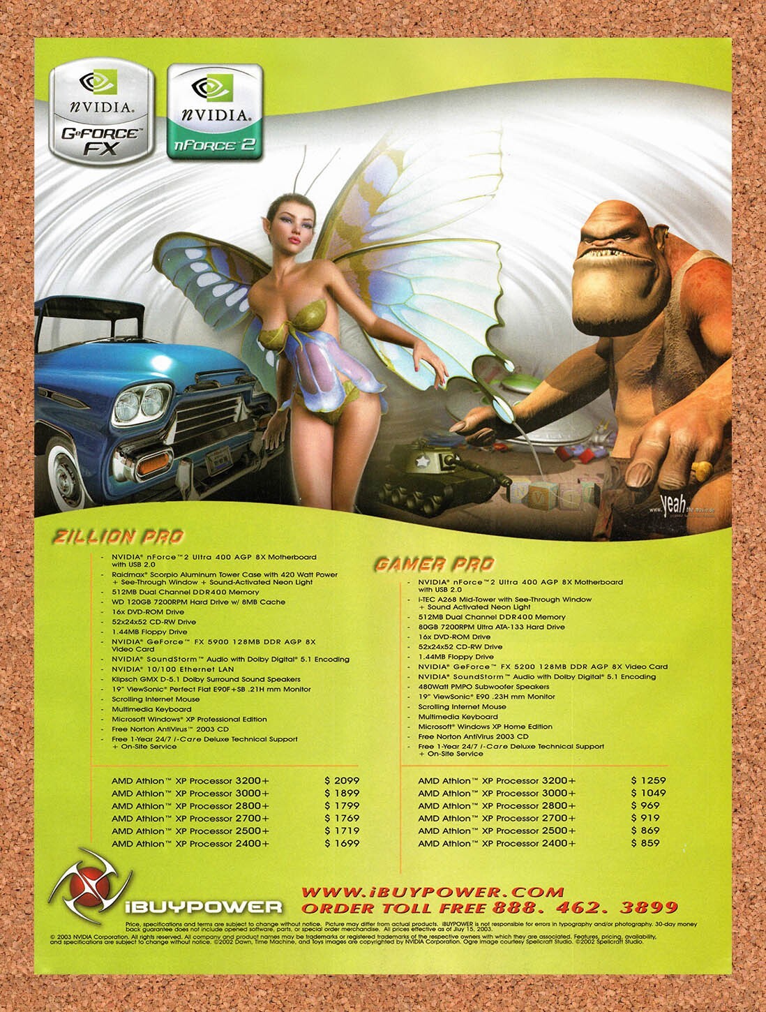 2003 nVidia G-Force FX iBuyPower PCs Original Ad v3