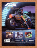 2001 XGIII Extreme G Racing PS2 Original Ad v1