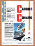 1988 Carrier Command IBM Original Ad v1