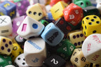 Quarter (1/4) Pound of Dice RPG Koplow Game Dice Shapes 16mm Double d6 Large - 