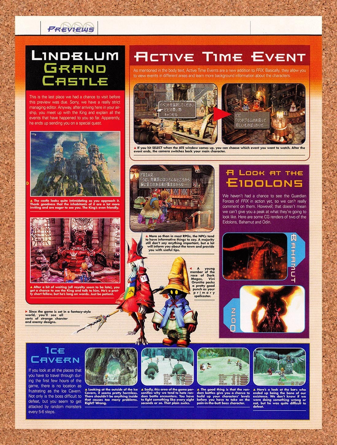 2000 Final Fantasy IX Mages Original Ad vr4