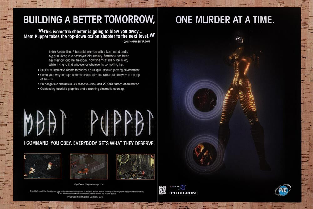 1997 Meat Puppet PC Original Ad v1