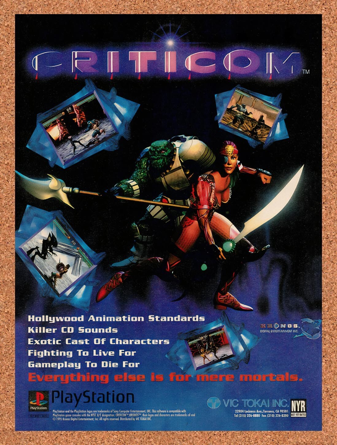1995 Criticom PS1 Original Ad v1
