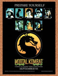 1993 Mortal Kombat Genesis SNES Original Ad v14