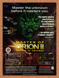 1997 Master Of Orion II Battle At Antares PC Original Ad v1