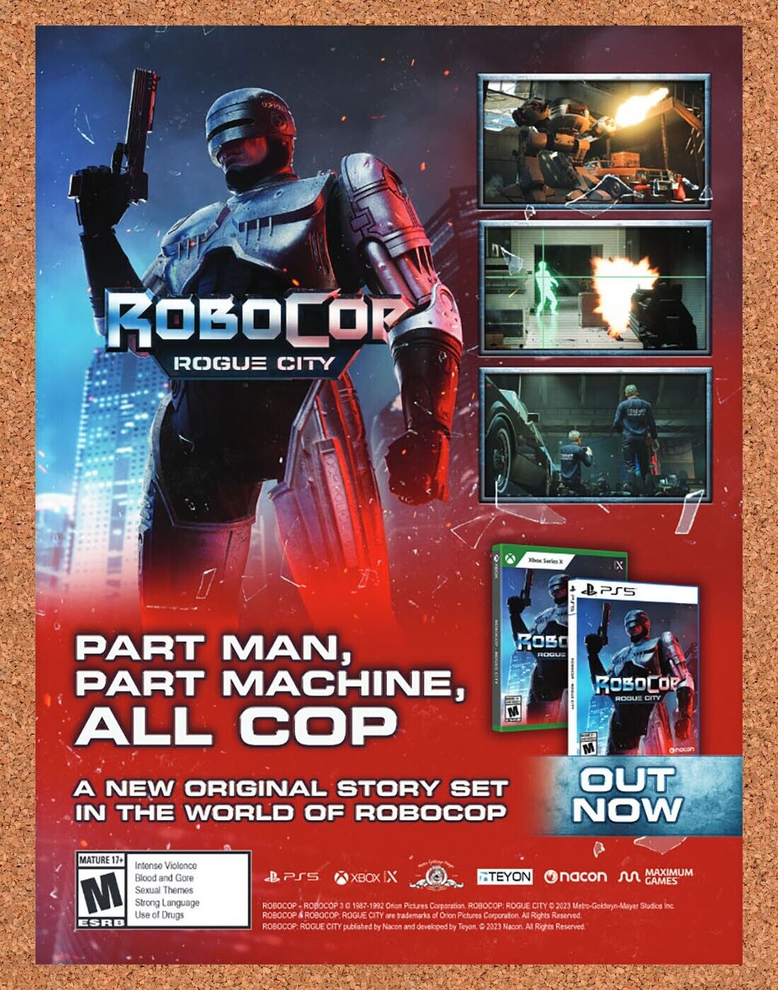 2023 Robocop Rogue City PS5 Original Ad v1