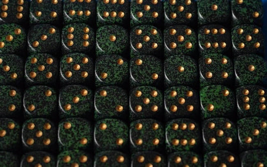 Golden Recon Speckled 16mm D6 Pipped - 