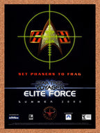 2000 Star Trek Voyager Elite Force PC Original Ad v2