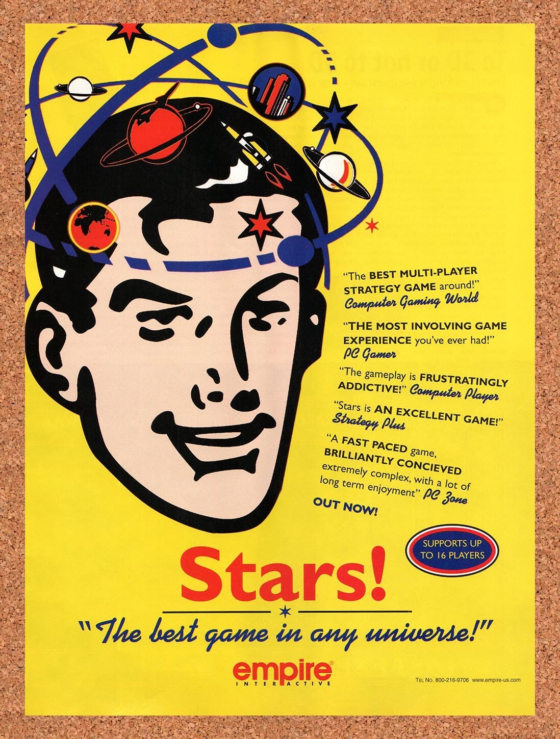 1997 Stars! Multi-Player PC Original Ad v1