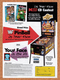 1995 WWF Royal Rumble Pinball Sweepstakes Original Ad v7