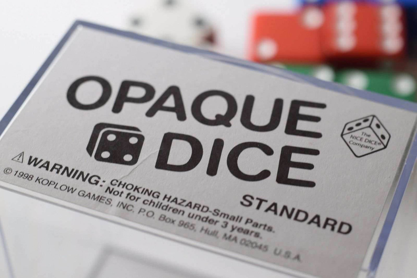 Jumbo 25mm 1 inch Green Dice RPG Board Game D6 Koplow Large Huge Dice - 