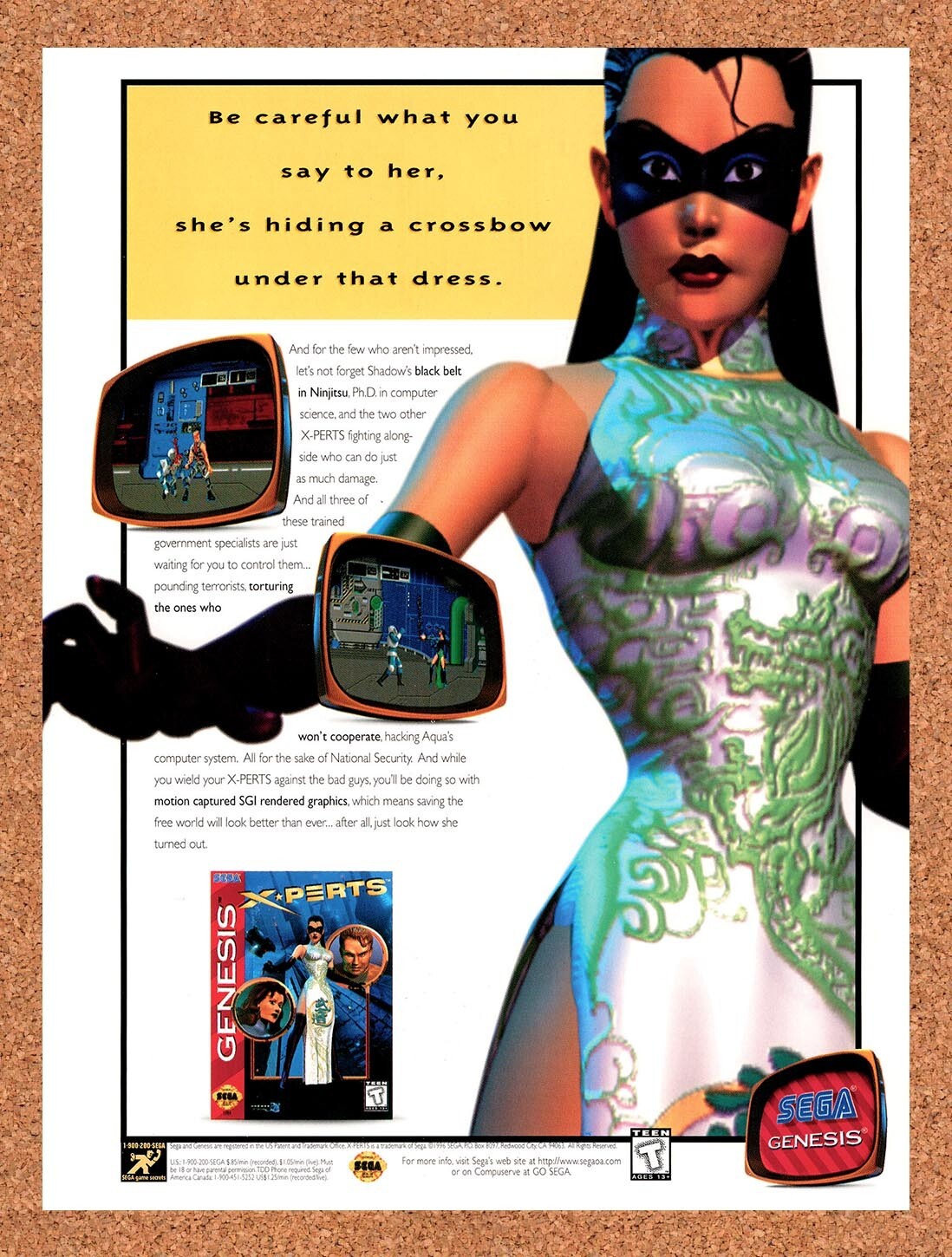1996 X-Perts Genesis Original Ad v1