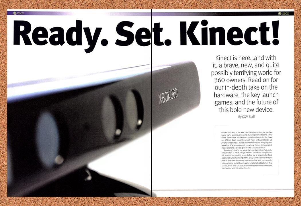 2010 Microsoft Xbox Kinect Launch Review Original Ad v2