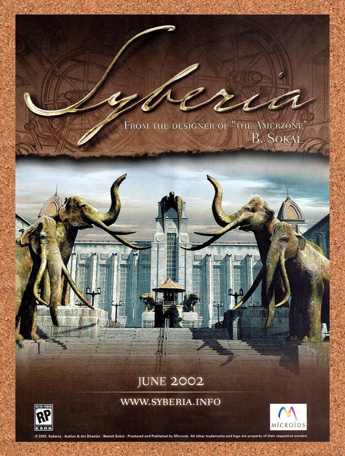 2002 Syberia PC Original Ad v1