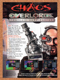 1996 Chaos Overlords Strategic Gang Warfare PC Original Ad v1
