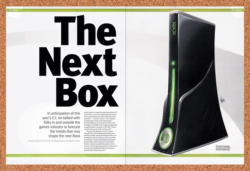 2011 Microsoft Xbox Console Speculating The Next Xbox Original Ad v8