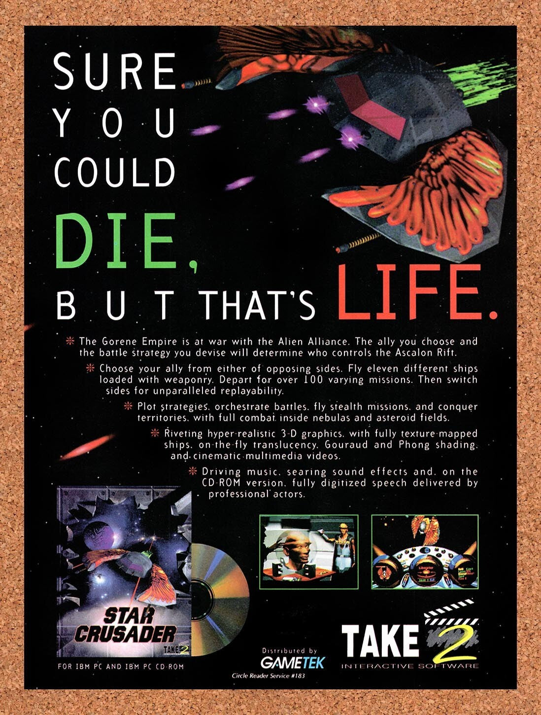 1994 Star Crusader IBM Original Ad v1