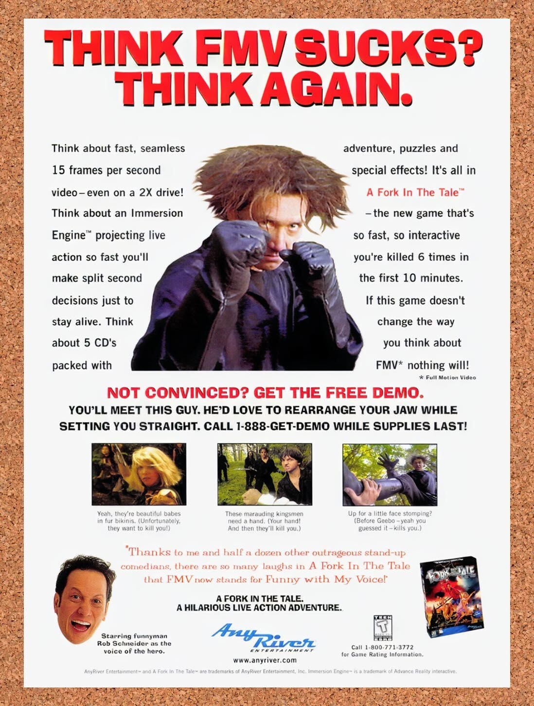 1997 A Fork In The Tale PC Original Ad v1