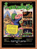 1991 Lemmings Atari ST Original Ad v7