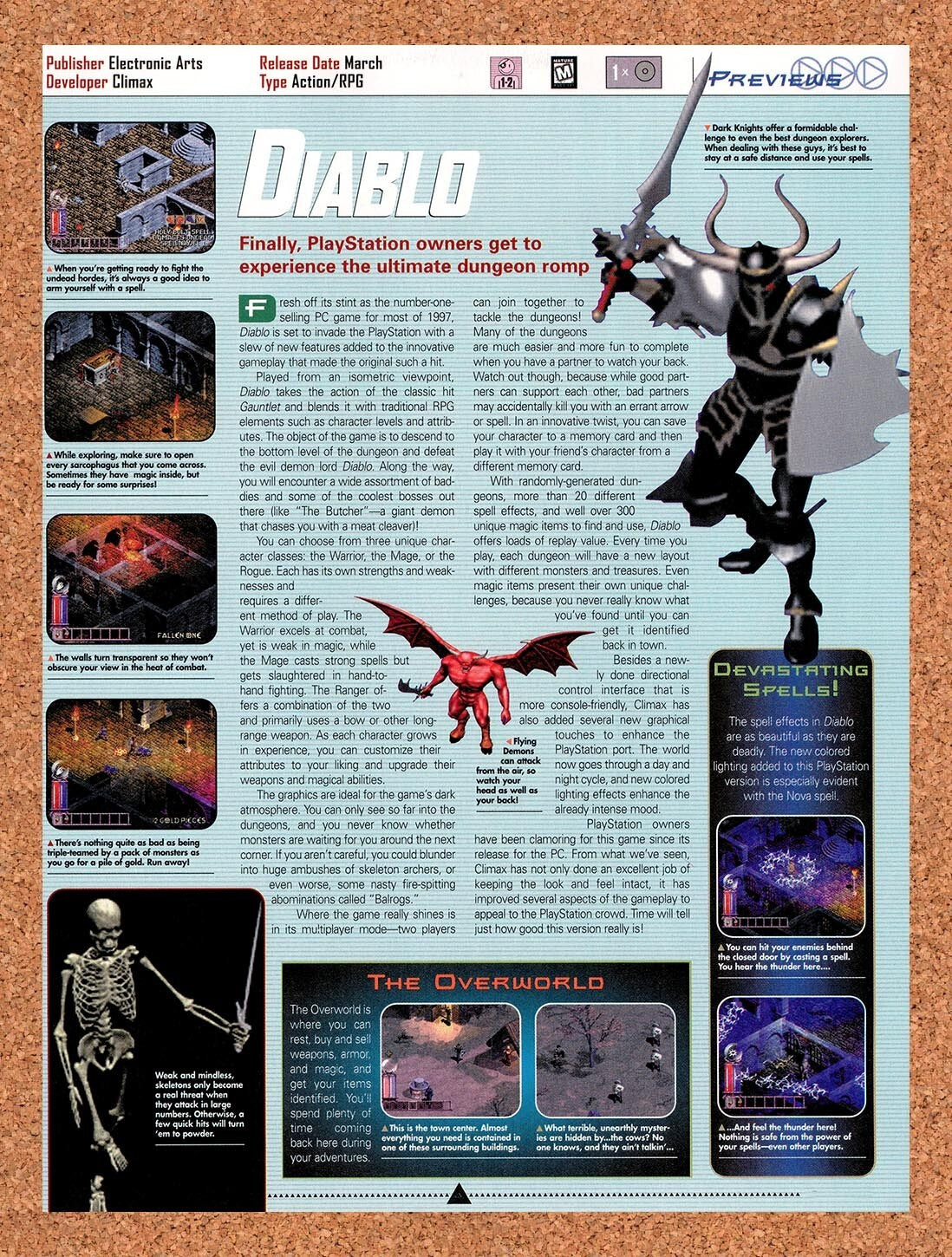 1998 Diablo PS1 Original Ad v5