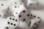 Arctic Camo Speckled 16mm D6 RPG Chessex | Sold Per Piece (White/Black) - 