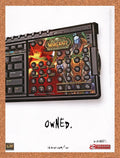 2007 WOW Burning Crusade Ideazon Keyboard Original Ad v7