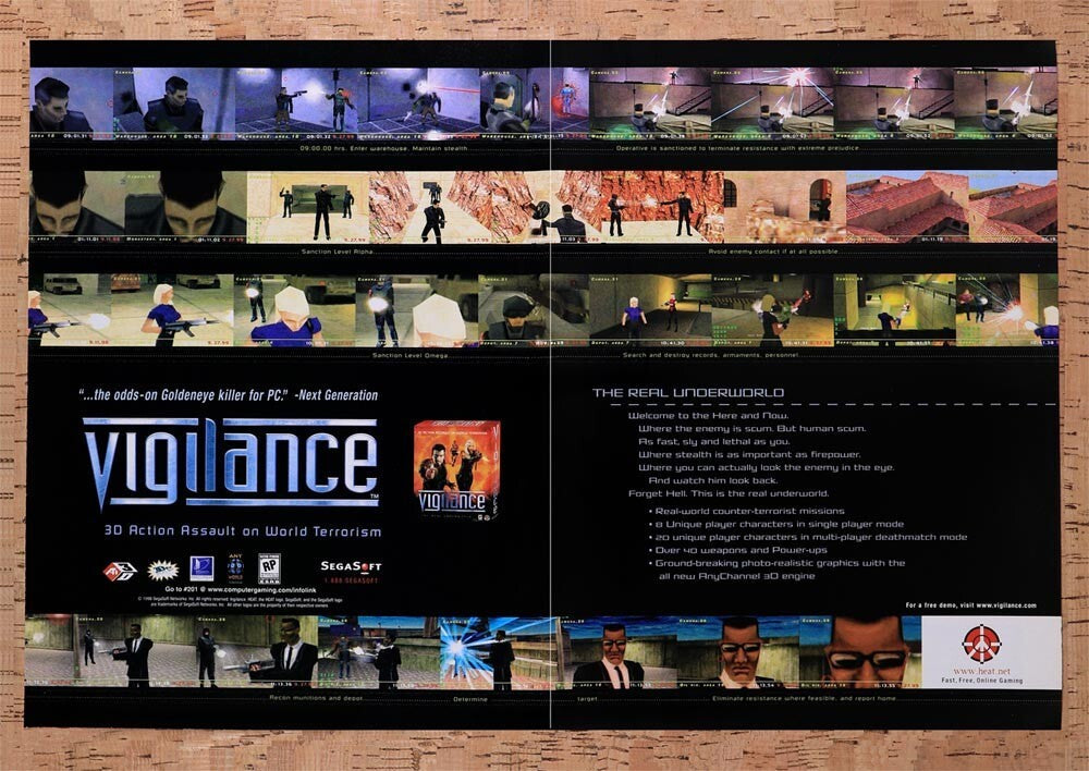 1999 Vigilance PC Original Ad v1