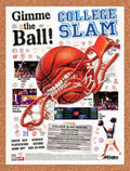 1996 College Slam SNES Original Ad v1