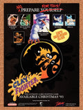 1993 ClayFighter SNES Mortal Kombat Style Original Ad v1