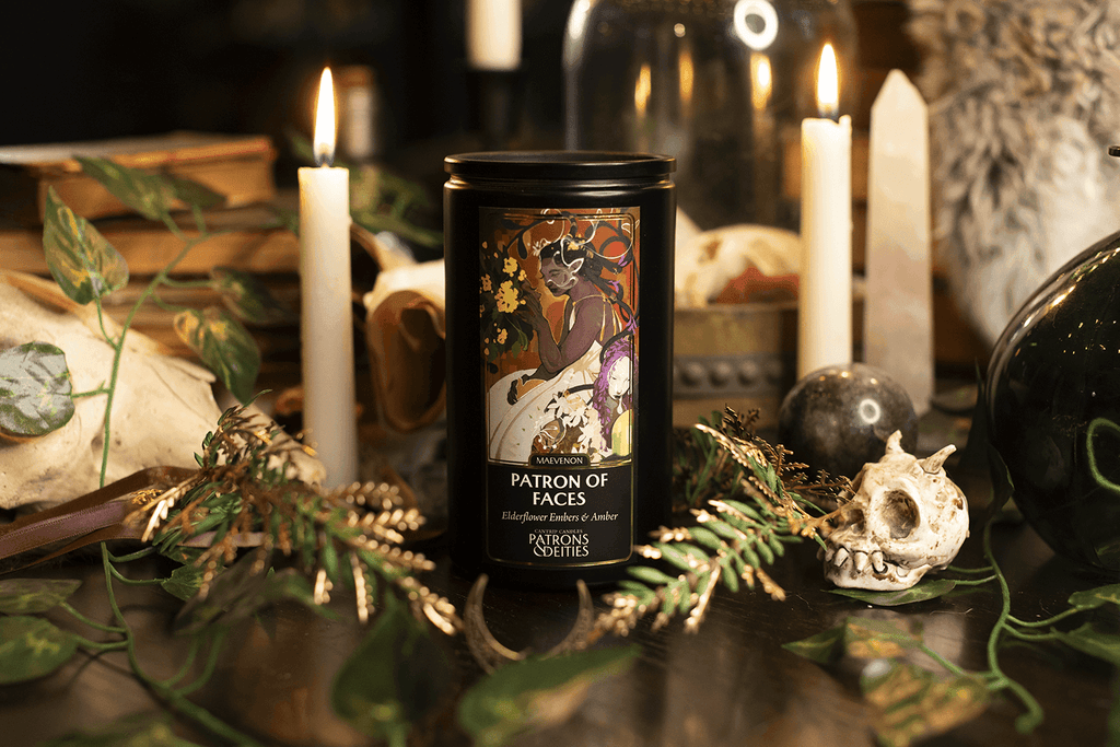 Cantrip Candles - Maevenon, Patron of Faces 16 oz. - 
