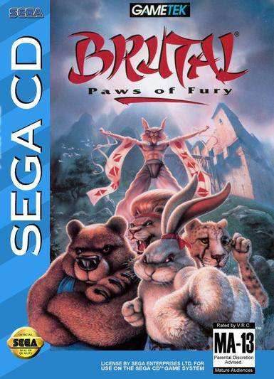 Brutal: Paws of Fury (Sega CD) - Game Manual Only
