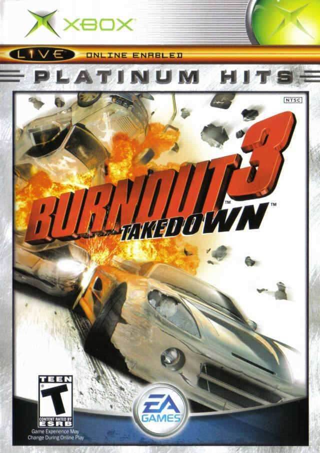 Burnout 3: Takedown (Platinum Hits) (Xbox) - Game Manual Only