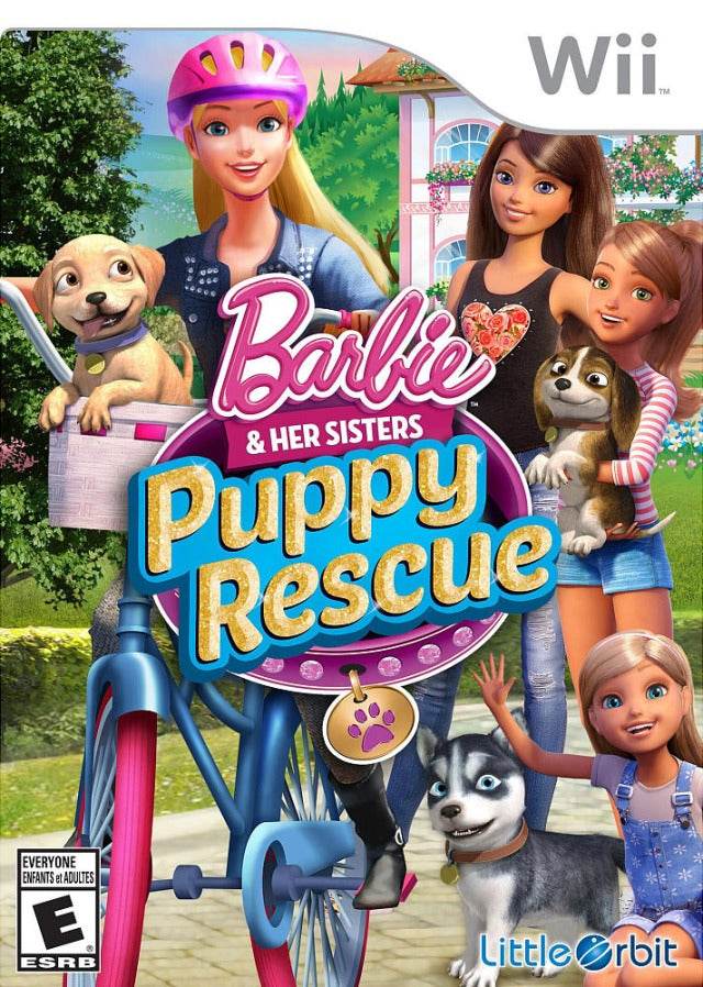 Barbie and Her Sisters Puppy Rescue (Wii) - Game Manual Only