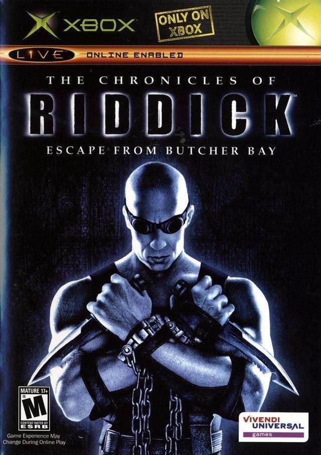 The Chronicles Of Riddick: Escape From Butcher Bay With Bonus DVD (Xbox) - Complete - Good
