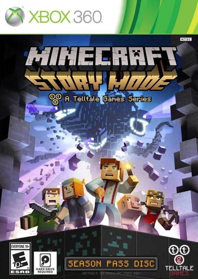 Minecraft Story Mode Season Pass Disc (Xbox 360) - Game Manual Only