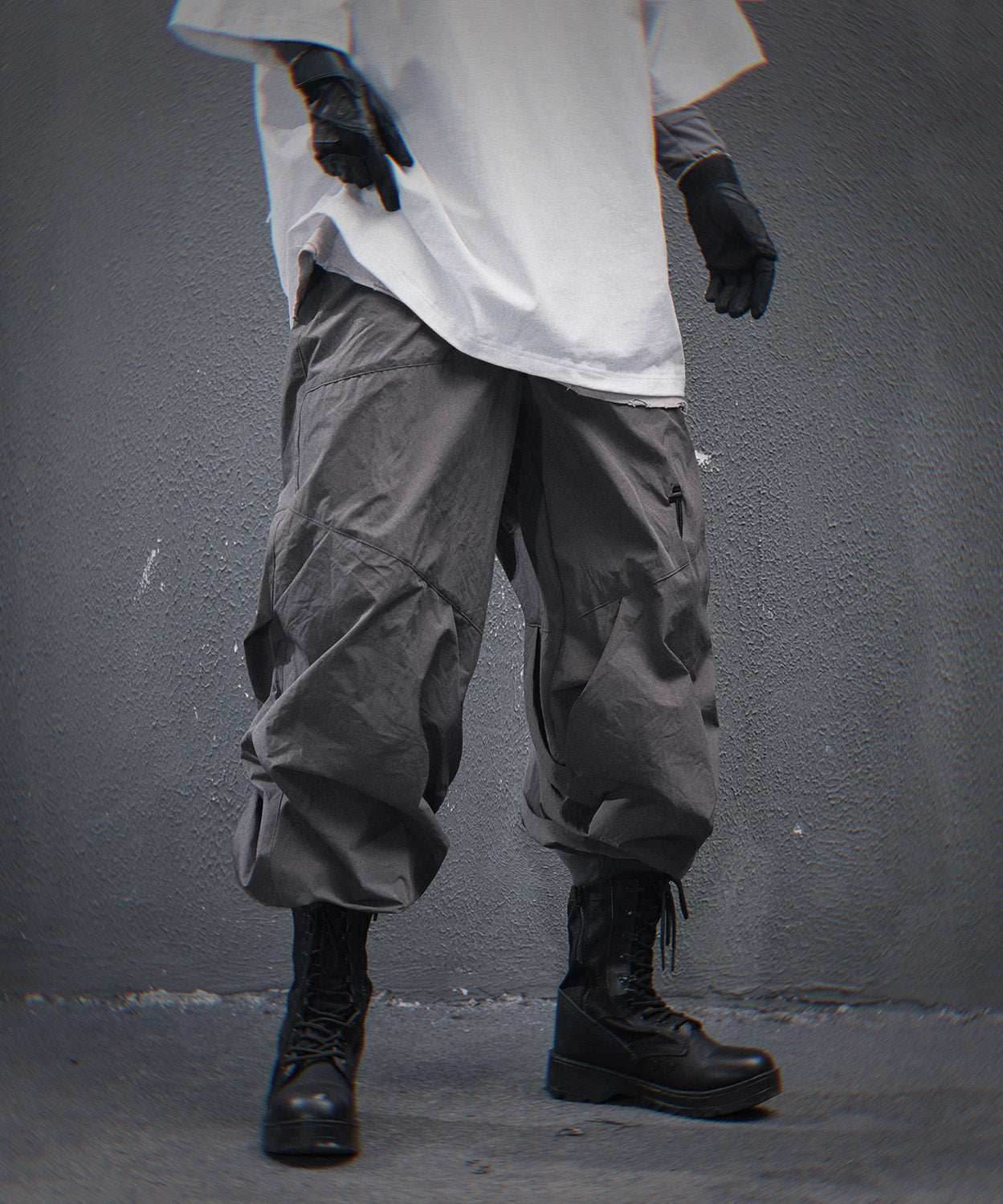 HiP81 Grey I-Tech Lightweight Pants - M